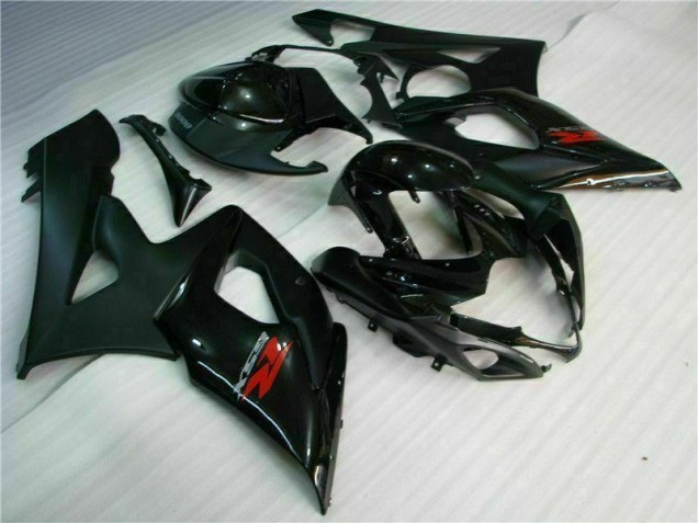 Custom 2005-2006 Black Suzuki GSXR 1000 Motorcycle Replacement Fairings