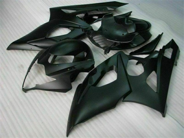 Custom 2005-2006 Matte Black Suzuki GSXR 1000 Motorcycle Fairings Kit