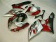 Custom 2005-2006 Red White Suzuki GSXR 1000 Bike Fairings