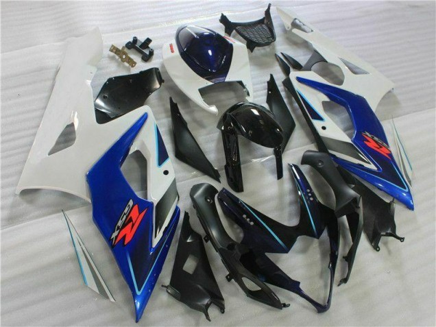 Aftermarket 2005-2006 Black Blue White Suzuki GSXR 1000 Motorbike Fairing