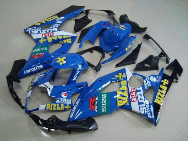 Custom 2005-2006 Dark Blue Rizla Suzuki GSXR 1000 Motorbike Fairings