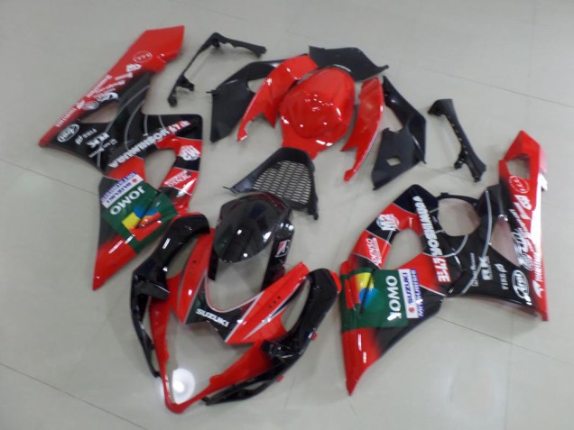 Custom 2005-2006 Red Yoshimura Suzuki GSXR 1000 Motorcycle Fairing Kit