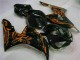 Custom 2006-2007 Brown Black Honda CBR1000RR Motorbike Fairing Kits