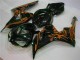 Custom 2006-2007 Brown Black Honda CBR1000RR Motorbike Fairing Kits