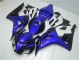 Custom 2006-2007 Blue Black Honda CBR1000RR Moto Fairings