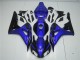 Custom 2006-2007 Blue Black Honda CBR1000RR Moto Fairings