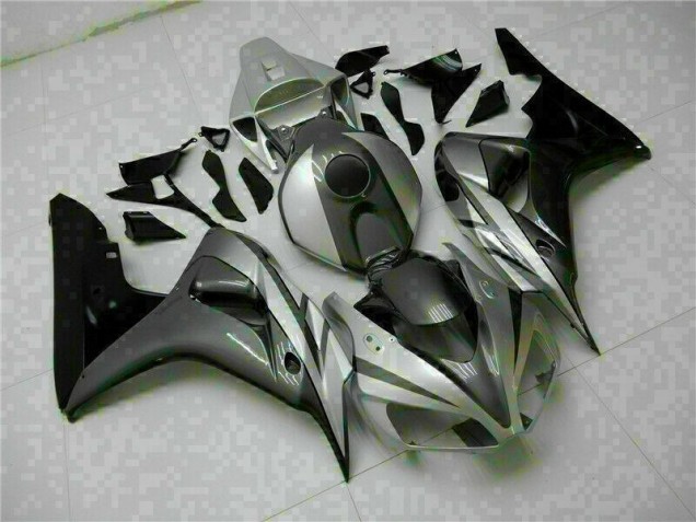 Custom 2006-2007 Silver Honda CBR1000RR Motorbike Fairing