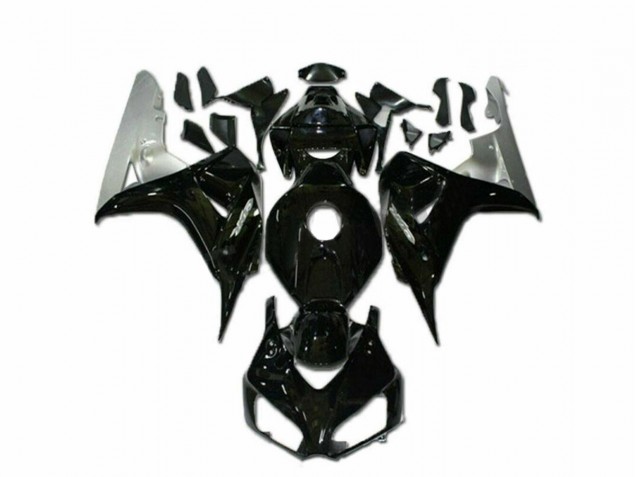 Custom 2006-2007 Black Honda CBR1000RR Bike Fairings