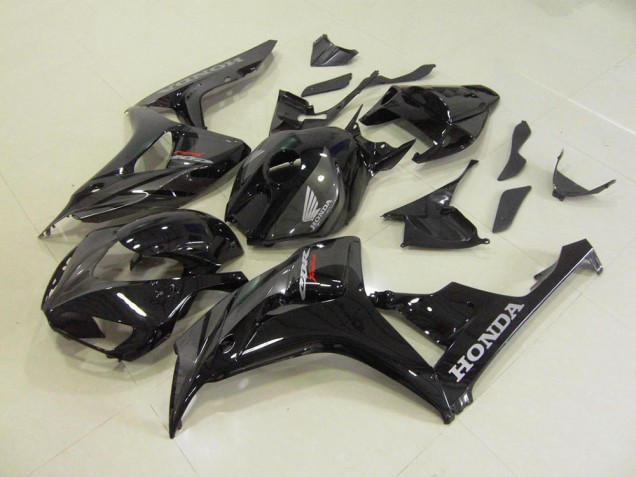 Aftermarket 2006-2007 Black Silver Honda CBR1000RR Motorcyle Fairings