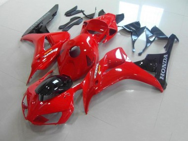 Custom 2006-2007 Red Honda CBR1000RR Motorcycle Fairings Kit