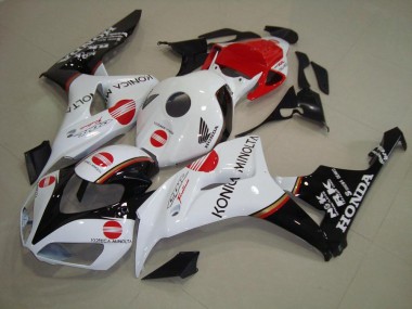 Custom 2006-2007 Red Konica Honda CBR1000RR Motorbike Fairing Kits