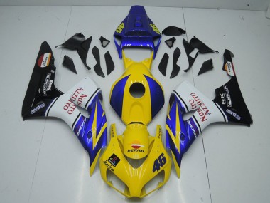 Aftermarket 2006-2007 Yellow Nastro Honda CBR1000RR Motorcycle Fairings Kit