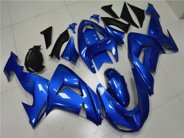 Custom 2006-2007 Blue Kawasaki ZX10R Motorcycle Bodywork