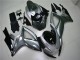 Custom 2006-2007 Silver Grey Suzuki GSXR 600/750 Motorcycle Replacement Fairings