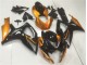 Custom 2006-2007 Black Orange Suzuki GSXR 600/750 Motor Fairings