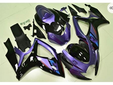 Aftermarket 2006-2007 Purple Black Suzuki GSXR 600/750 Replacement Motorcycle Fairings