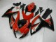 Custom 2006-2007 Red Suzuki GSXR 600/750 Bike Fairing Kit