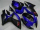 Custom 2006-2007 Blue Black Suzuki GSXR 600/750 Motorbike Fairing Kits