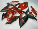 Custom 2006-2007 Red Black Suzuki GSXR 600/750 Motorcycle Bodywork