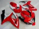 Custom 2006-2007 Red White Suzuki GSXR 600/750 Motorbike Fairing