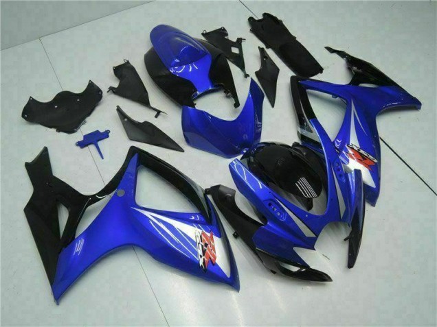 Custom 2006-2007 Blue Suzuki GSXR 600/750 Bike Fairings