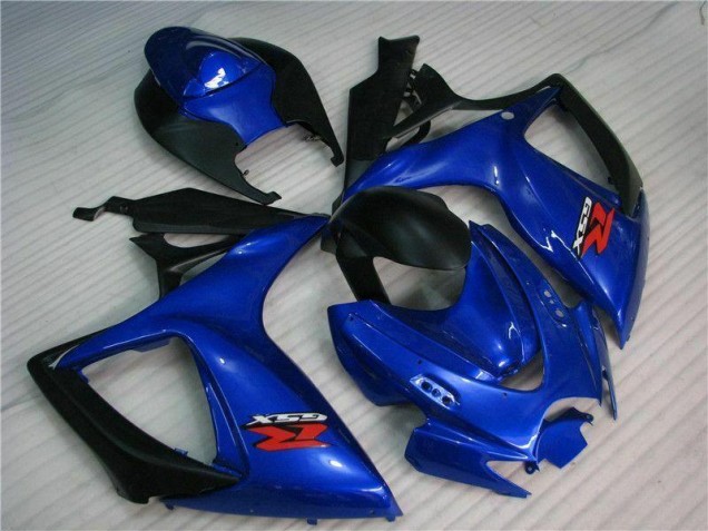 Aftermarket 2006-2007 Blue Suzuki GSXR 600/750 Moto Fairings & Bodywork