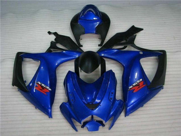 Aftermarket 2006-2007 Blue Suzuki GSXR 600/750 Moto Fairings & Bodywork