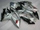 Custom 2006-2007 Silver Suzuki GSXR 600/750 Motorcyle Fairings