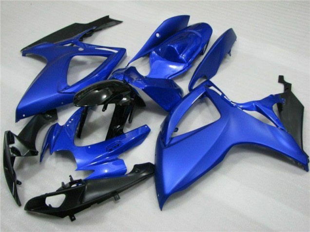 Aftermarket 2006-2007 Blue Black Suzuki GSXR 600/750 Full Replacement Fairings & Bodywork