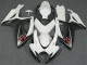 Aftermarket 2006-2007 White Suzuki GSXR 600/750 Motorcycle Fairing Kits