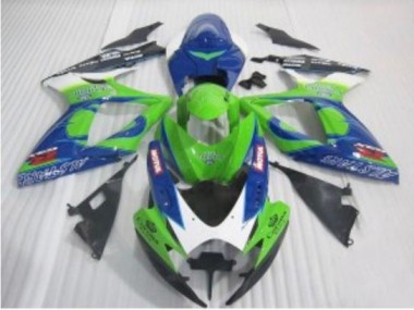 Custom 2006-2007 Blue Green Suzuki GSXR 600/750 Motor Fairings