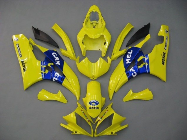 Aftermarket 2006-2007 Camel Yamaha YZF R6 Motorcyle Fairings