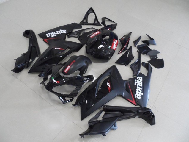 Custom 2006-2011 Black and Red Stripe Aprilia RS125 Motorcycle Fairing Kits