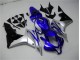 Custom 2007-2008 Blue Silver Black Honda CBR600RR Replacement Motorcycle Fairings