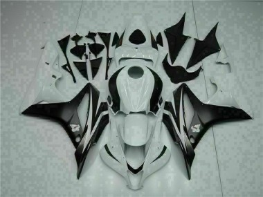 Custom 2007-2008 Black Honda CBR600RR Motorcycle Fairings