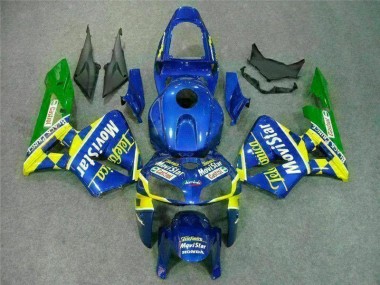 Custom 2007-2008 Blue Honda CBR600RR Bike Fairings