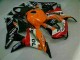 Custom 2007-2008 Orange Black Repsol Honda CBR600RR Motorcycle Replacement Fairings