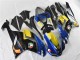 Custom 2007-2008 Blue Shark Kawasaki ZX6R Replacement Motorcycle Fairings