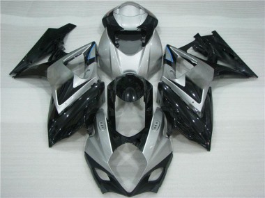 Aftermarket 2007-2008 Grey Black Suzuki GSXR 1000 K7 Motorcycle Fairing Kit