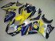 Custom 2007-2008 Yellow Corona Suzuki GSXR 1000 K7 Bike Fairing Kit