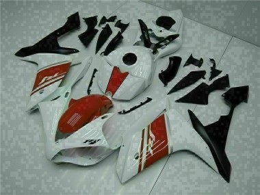 Custom 2007-2008 White Yamaha YZF R1 Motorcycle Fairing