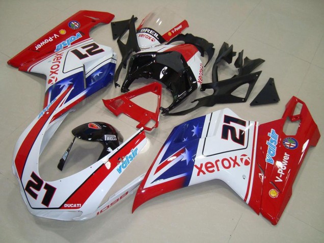 Aftermarket 2007-2014 Xerox 21 Ducati 848 1098 1198 Moto Fairings