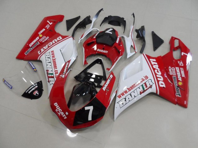 Aftermarket 2007-2014 Banner 7 Ducati 848 1098 1198 Motorbike Fairing