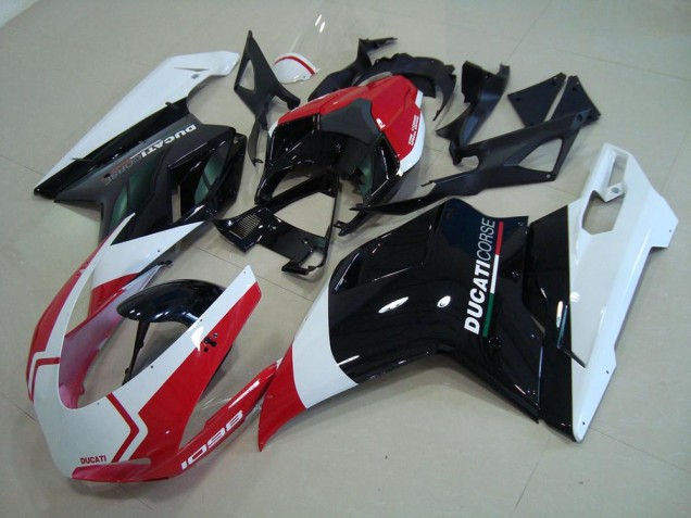 Custom 2007-2014 Corse Ducati 848 1098 1198 Motor Bike Fairings