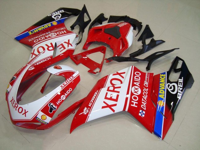 Custom 2007-2014 Xerox Ducati 848 1098 1198 Motorbike Fairings