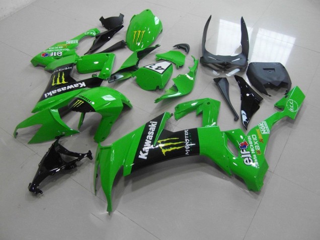 Custom 2008-2010 Green Monster 41 Kawasaki ZX10R Motorcycle Fairing