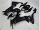 Custom 2008-2010 Glossy Black Kawasaki ZX10R Motorcycle Fairing Kit