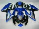 Custom 2008-2010 Blue Black Suzuki GSXR 600/750 Motorcycle Fairing Kit