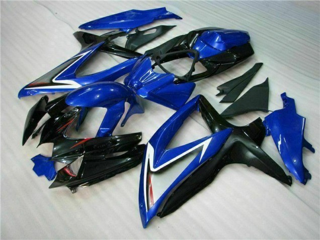 Custom 2008-2010 Blue Black Suzuki GSXR 600/750 Motorbike Fairing