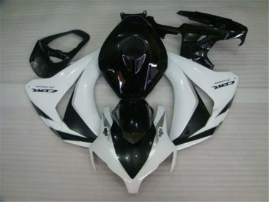 Aftermarket 2008-2011 Black White Honda CBR1000RR Motorcycle Fairings